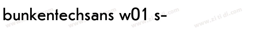 bunkentechsans w01 s字体转换